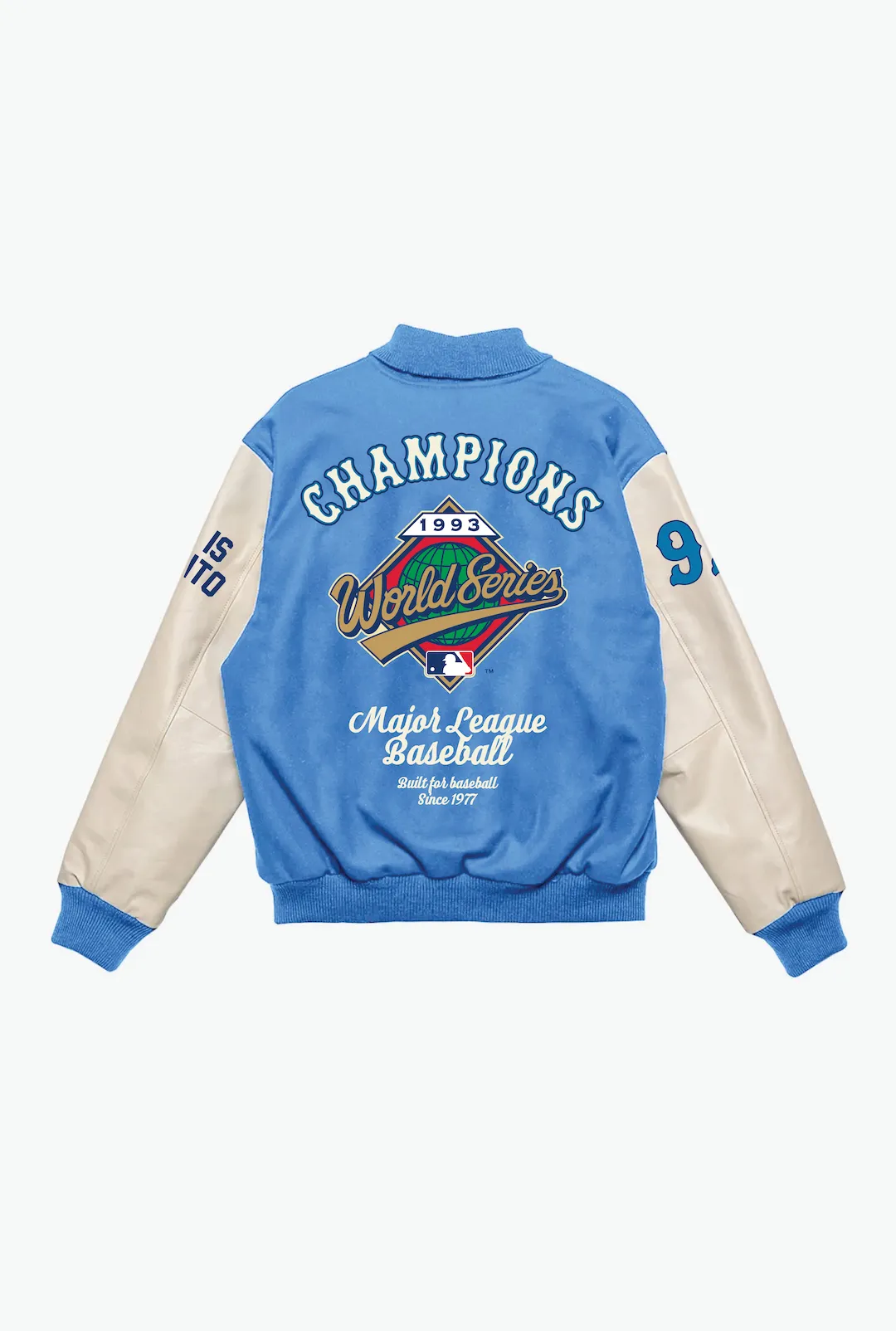 Toronto Blue Jays '93 World Series 30 Year Anniversary Letterman Jacket sold by Peace-Collective product image thumbnail 2