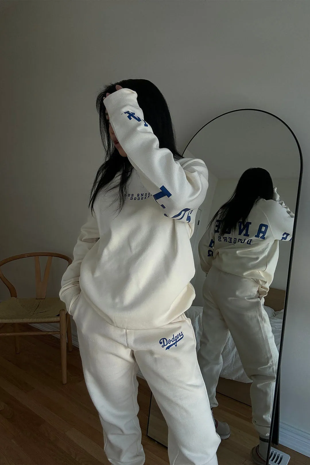 Los Angeles Dodgers Heavyweight Crewneck - Ivory sold by Peace-Collective product image thumbnail 4