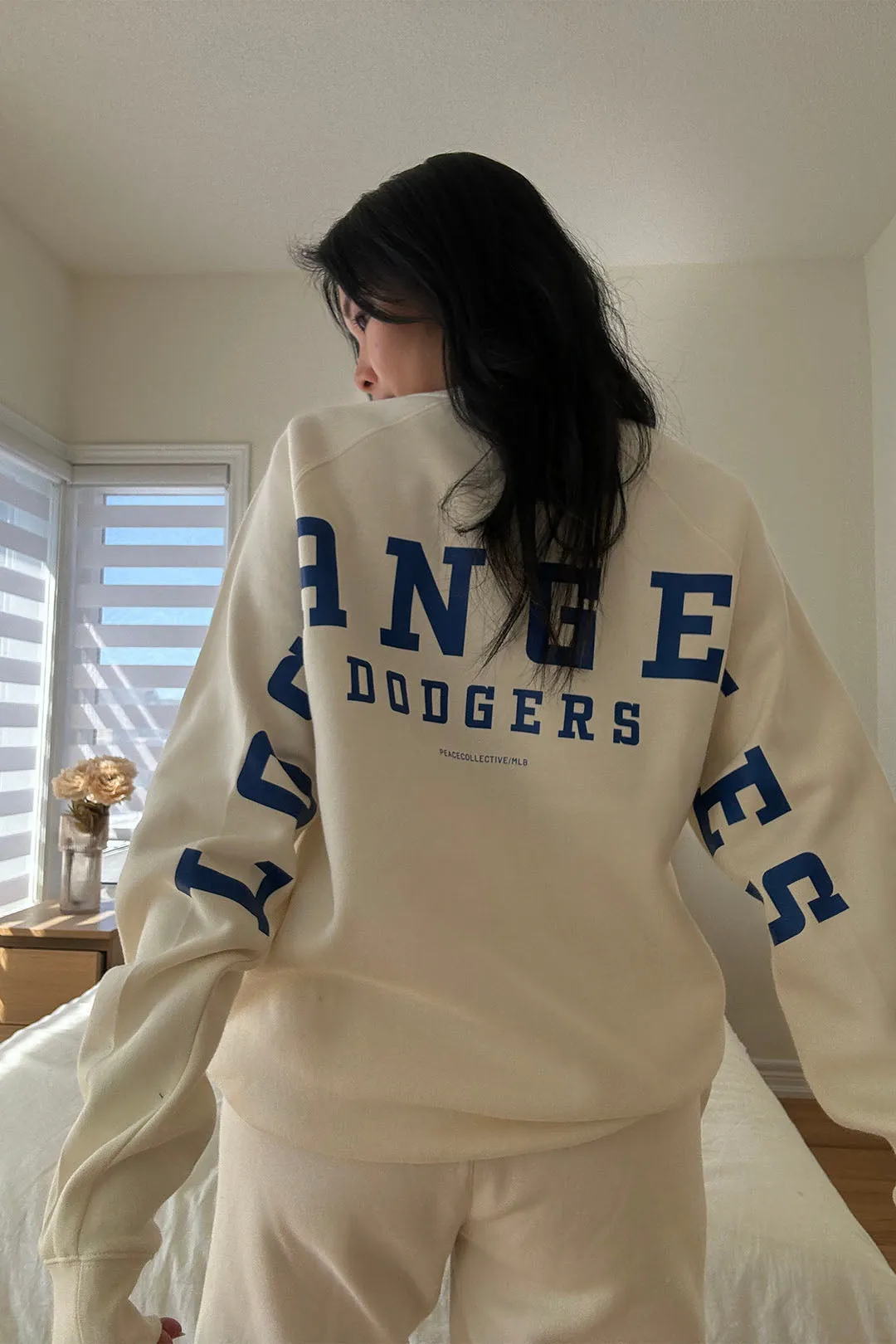 Los Angeles Dodgers Heavyweight Crewneck - Ivory sold by Peace-Collective product image thumbnail 5