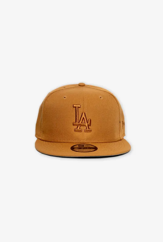 Los Angeles Dodgers 9FIFTY Color Pack Snapback - Tan sold by Peace-Collective