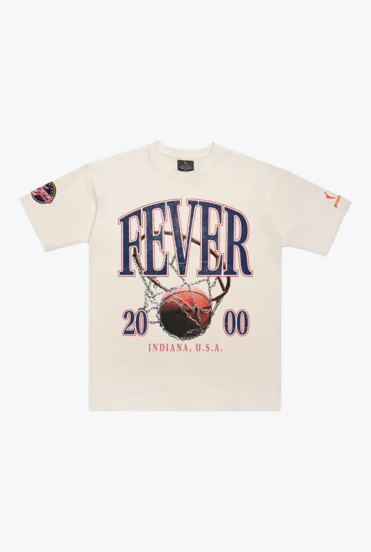 Indiana Fever Vintage Heavyweight T-Shirt - Ivory sold by Peace-Collective