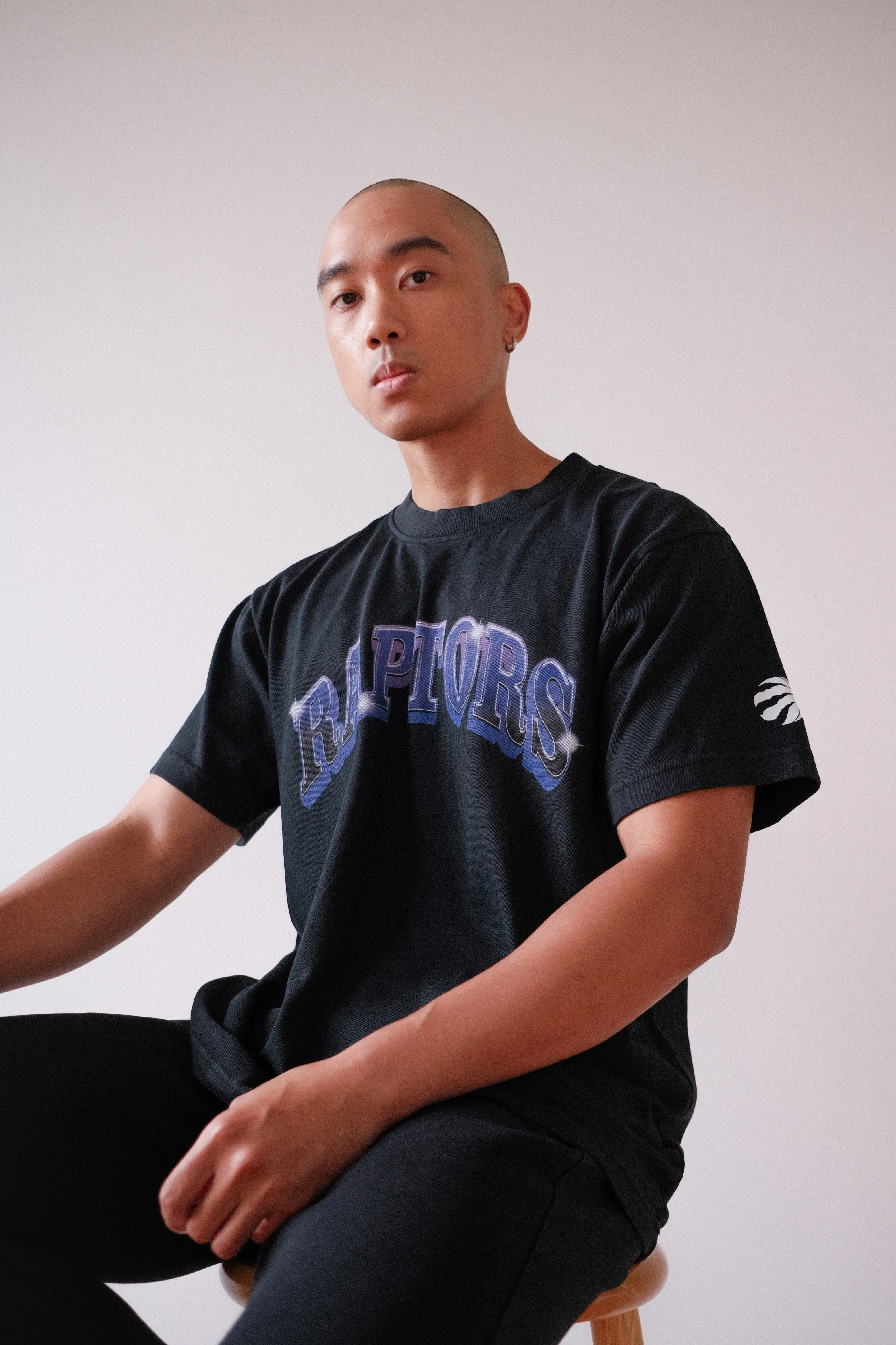 Toronto Raptors Graffiti Pigment Dye Heavyweight T-Shirt - Black sold by Peace-Collective product image thumbnail 4