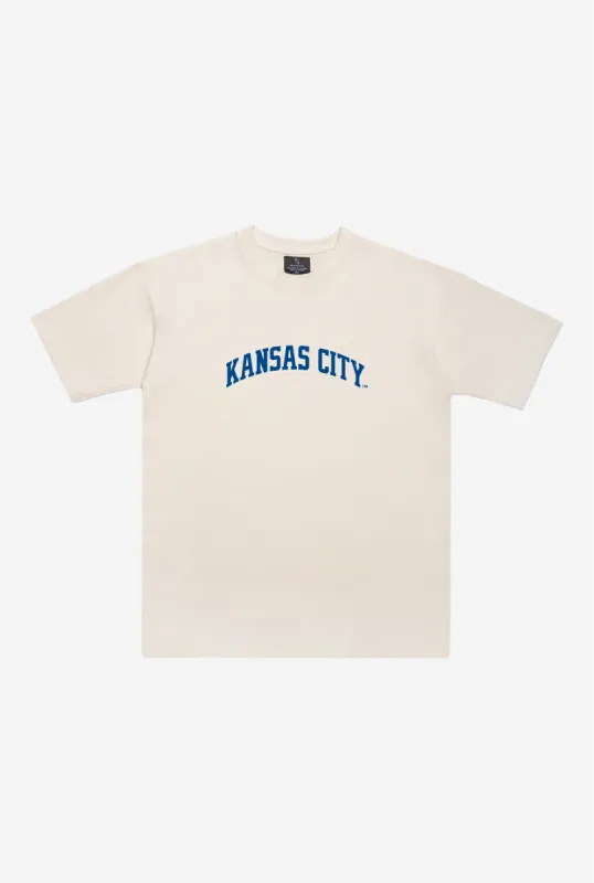 Kansas City Royals Heavyweight T-Shirt - Natural sold by Peace-Collective