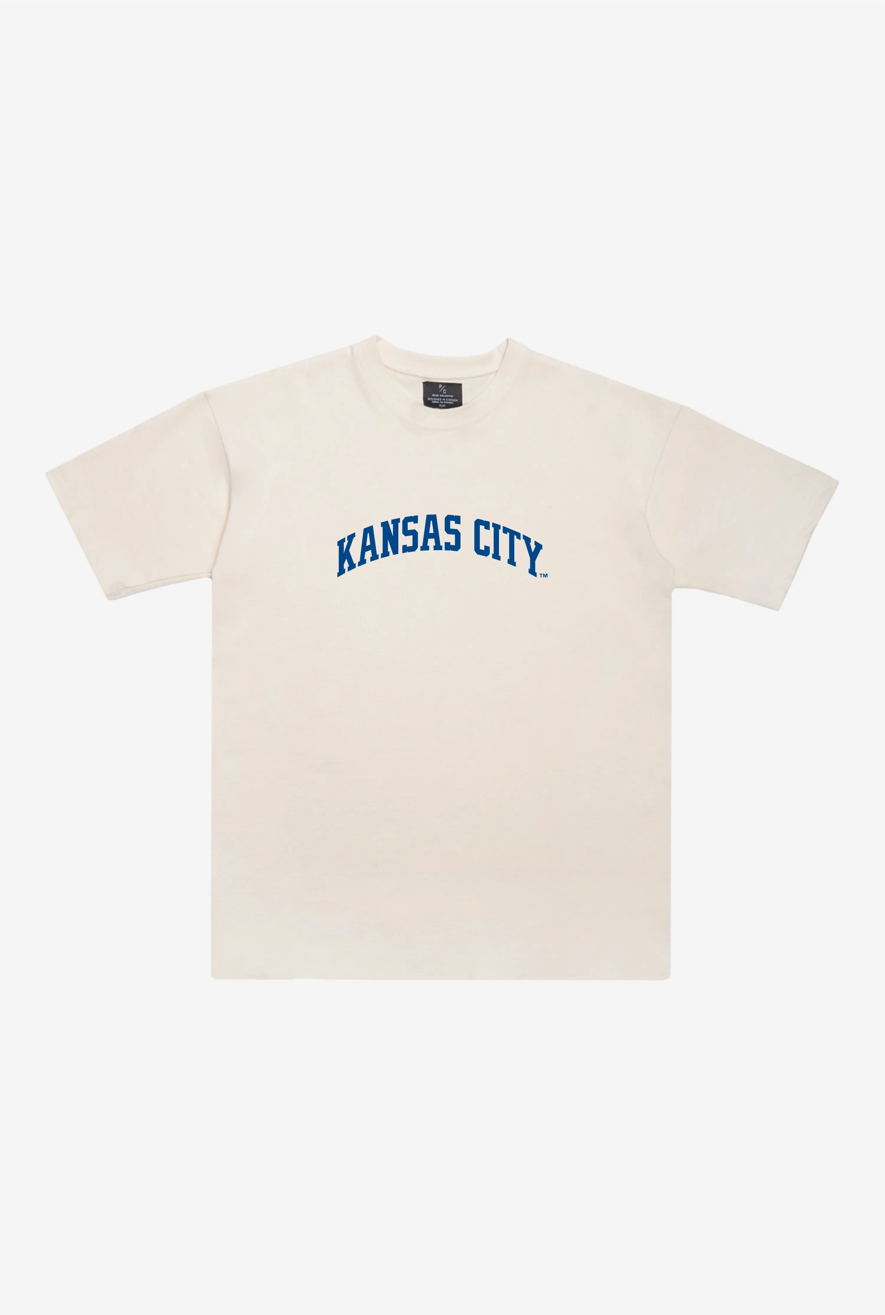 Kansas City Royals Heavyweight T-Shirt - Natural sold by Peace-Collective