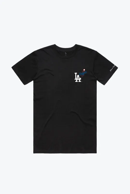 Los Angeles Dogers Essentials T-Shirt - Black sold by Peace-Collective
