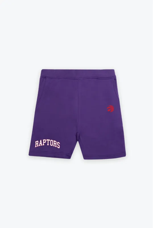 Toronto Raptors Playoffs Fleece Shorts - Purple sold by Peace-Collective