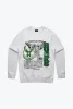 Milwaukee Bucks Basketball Net Crewneck - Ash sold by Peace-Collective