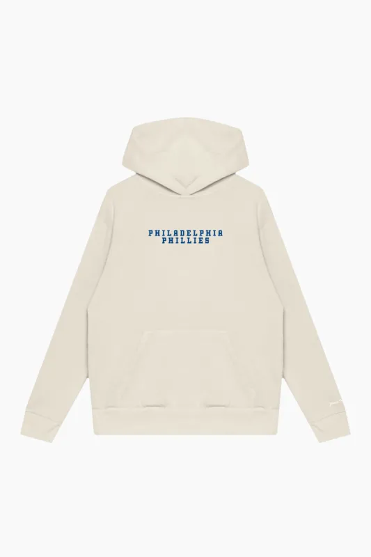 Philadelphia Phillies Heavyweight Hoodie - Ivory sold by Peace-Collective