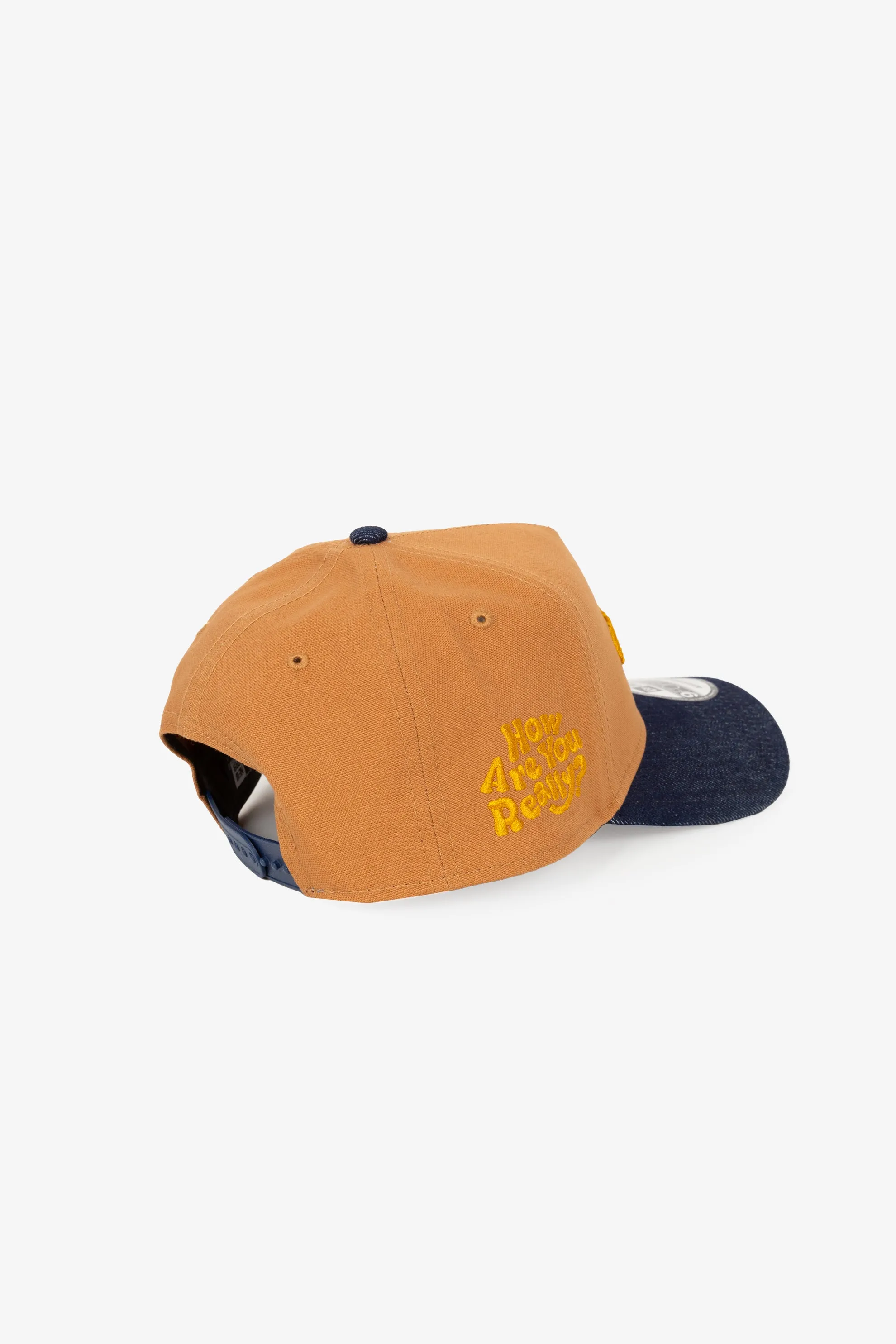 Peace How Are You Really 9FORTY Adjustable Cap - Bronze/ Denim sold by Peace-Collective product image thumbnail 3