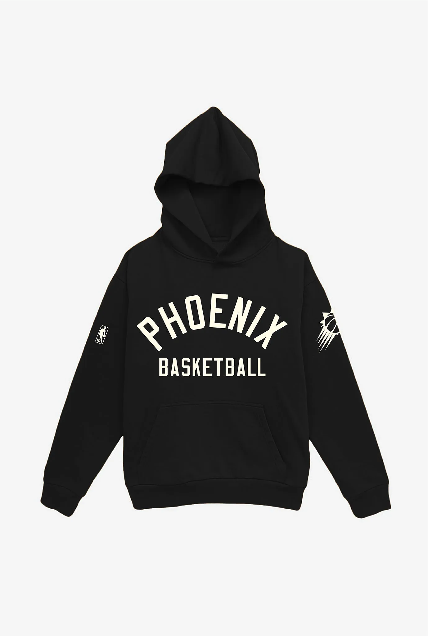 Phoenix Suns Heavyweight Hoodie - Black sold by Peace-Collective
