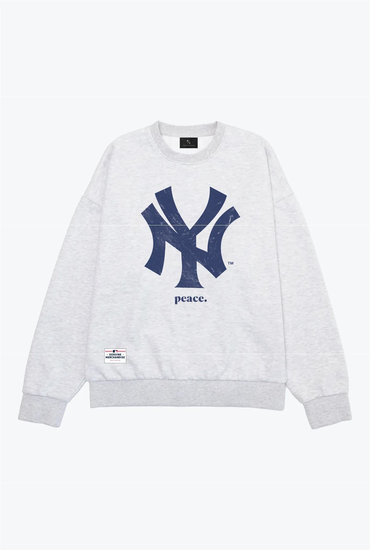 New York Yankees SuperHeavy™️ Crewneck - Ash sold by Peace-Collective