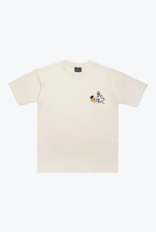 Josh Allen Heavyweight T-Shirt - Ivory sold by Peace-Collective