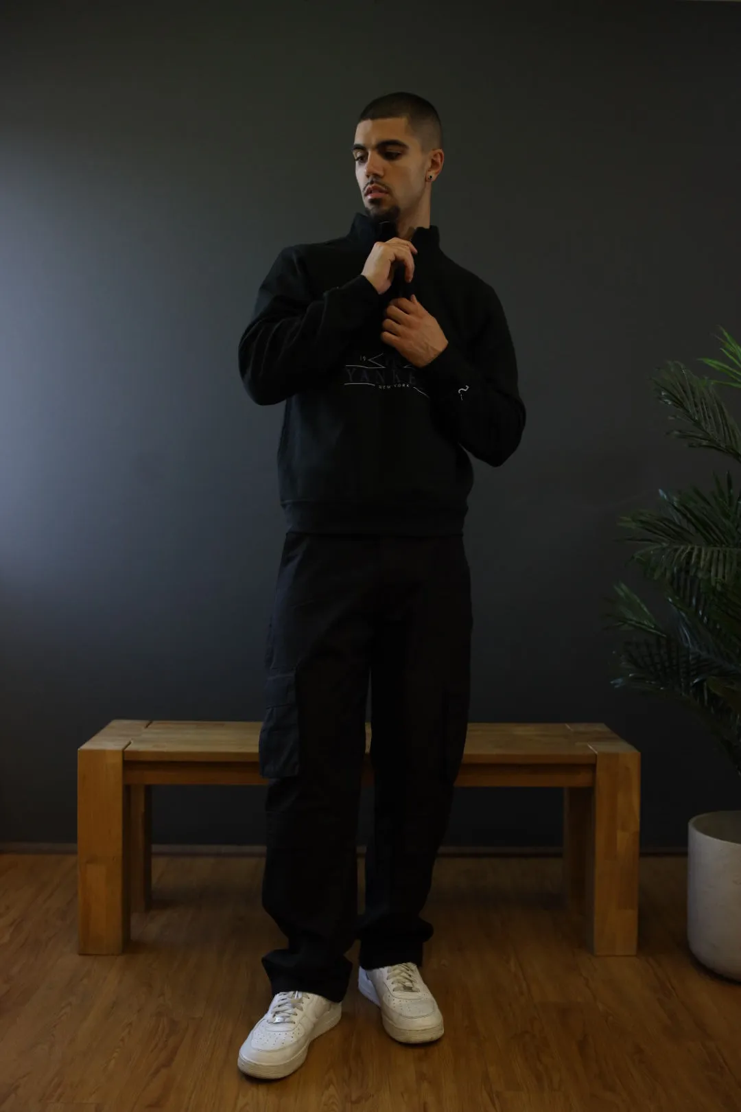 New York Yankees Quarter Zip - Black sold by Peace-Collective product image thumbnail 2