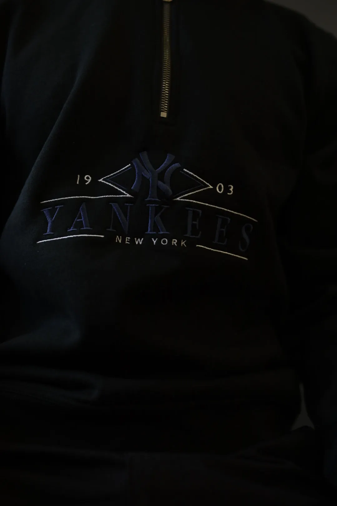 New York Yankees Quarter Zip - Black sold by Peace-Collective product image thumbnail 5