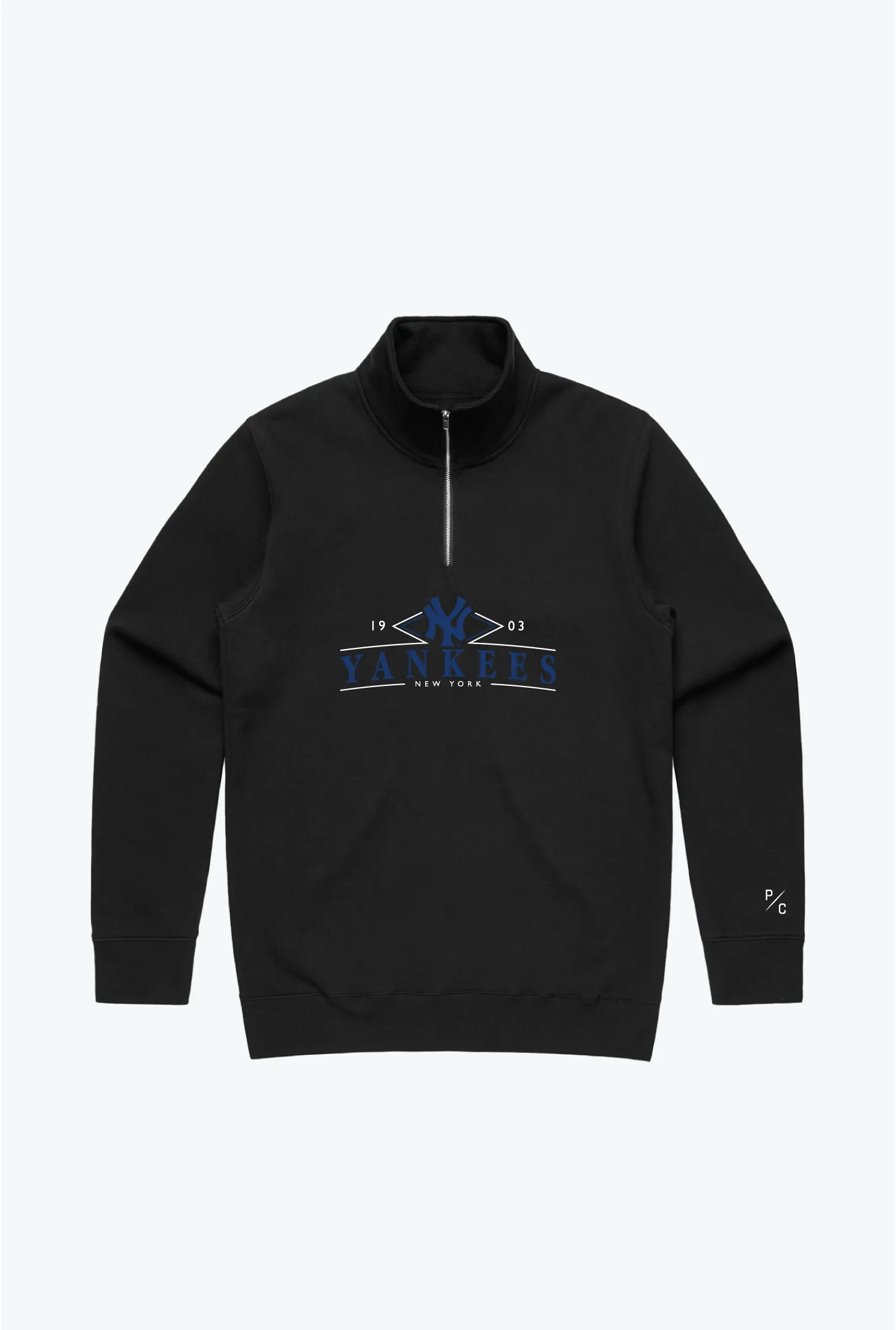 New York Yankees Quarter Zip - Black sold by Peace-Collective