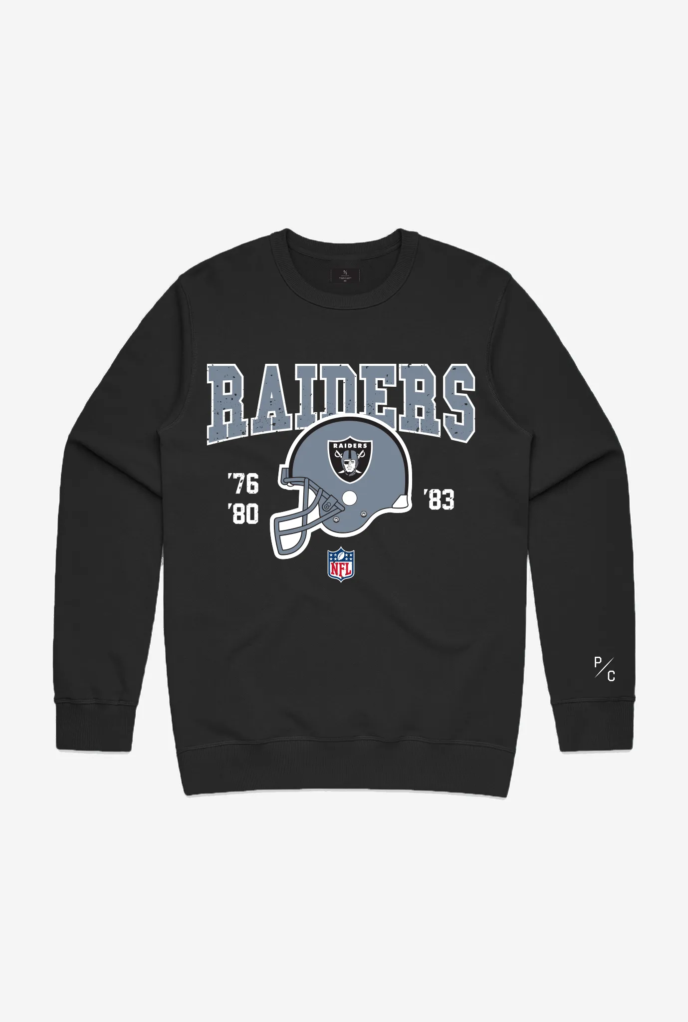 Las Vegas Raiders Vintage Crewneck - Black sold by Peace-Collective