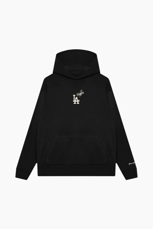 Los Angeles Dodgers Heavyweight Hoodie - Black sold by Peace-Collective