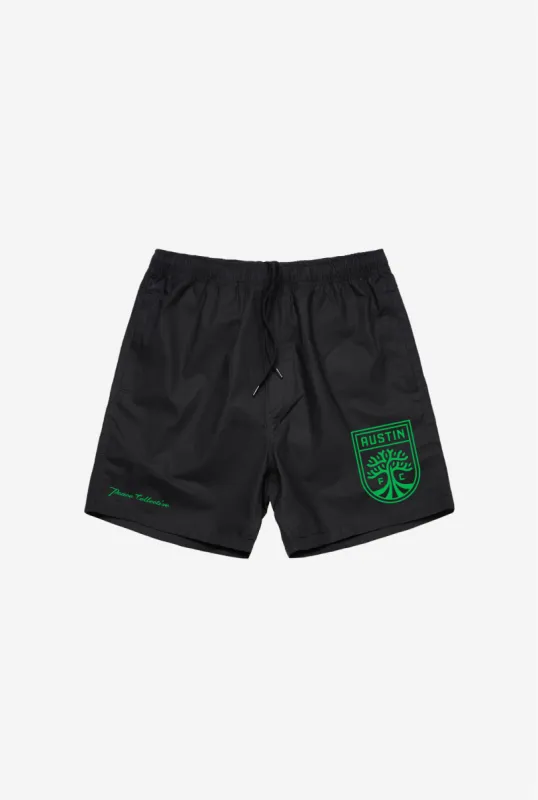 Austin FC Board Shorts - Black sold by Peace-Collective
