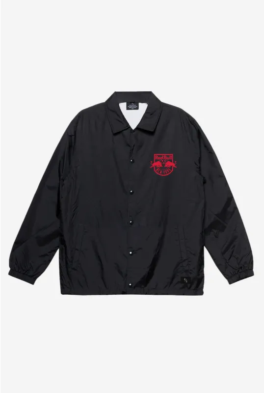 New York Red Bulls Coach Jacket - Black sold by Peace-Collective