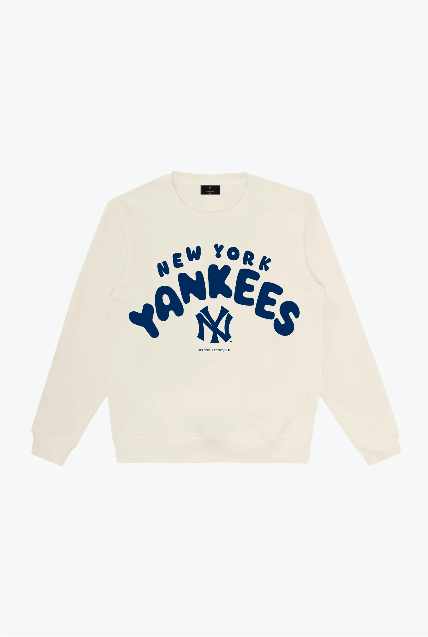 New York Yankees Bubble Crewneck - Ivory sold by Peace-Collective