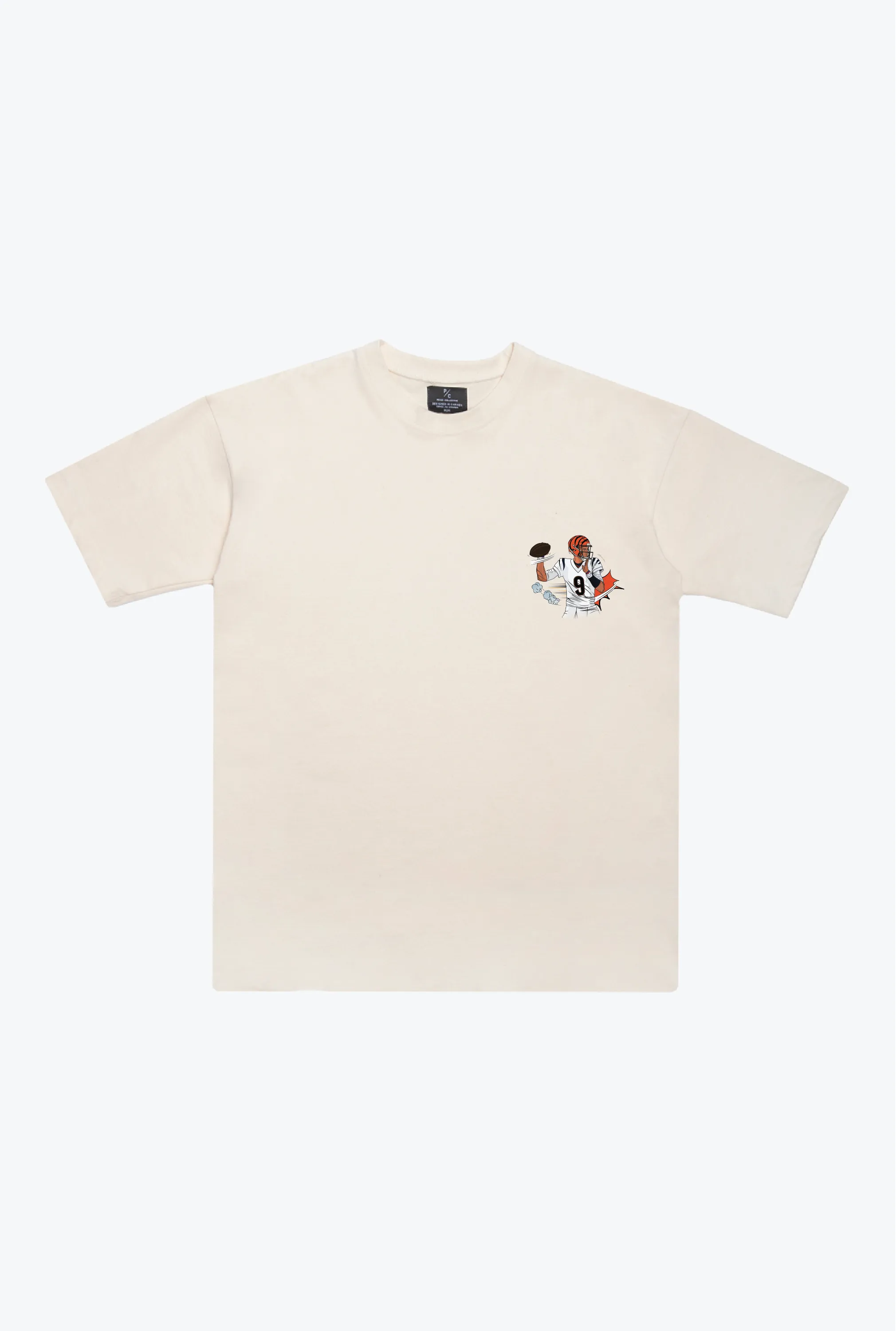 Joe Burrow Heavyweight T-Shirt - Ivory sold by Peace-Collective