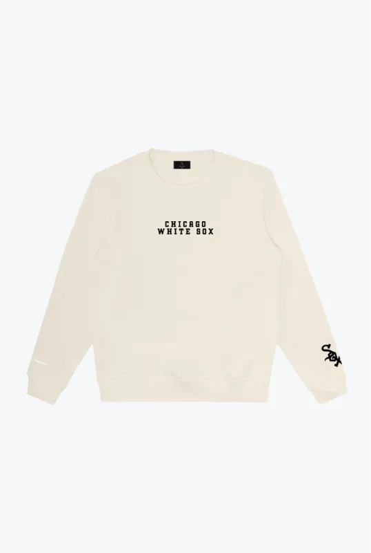Chicago White Sox Heavyweight Crewneck - Ivory sold by Peace-Collective