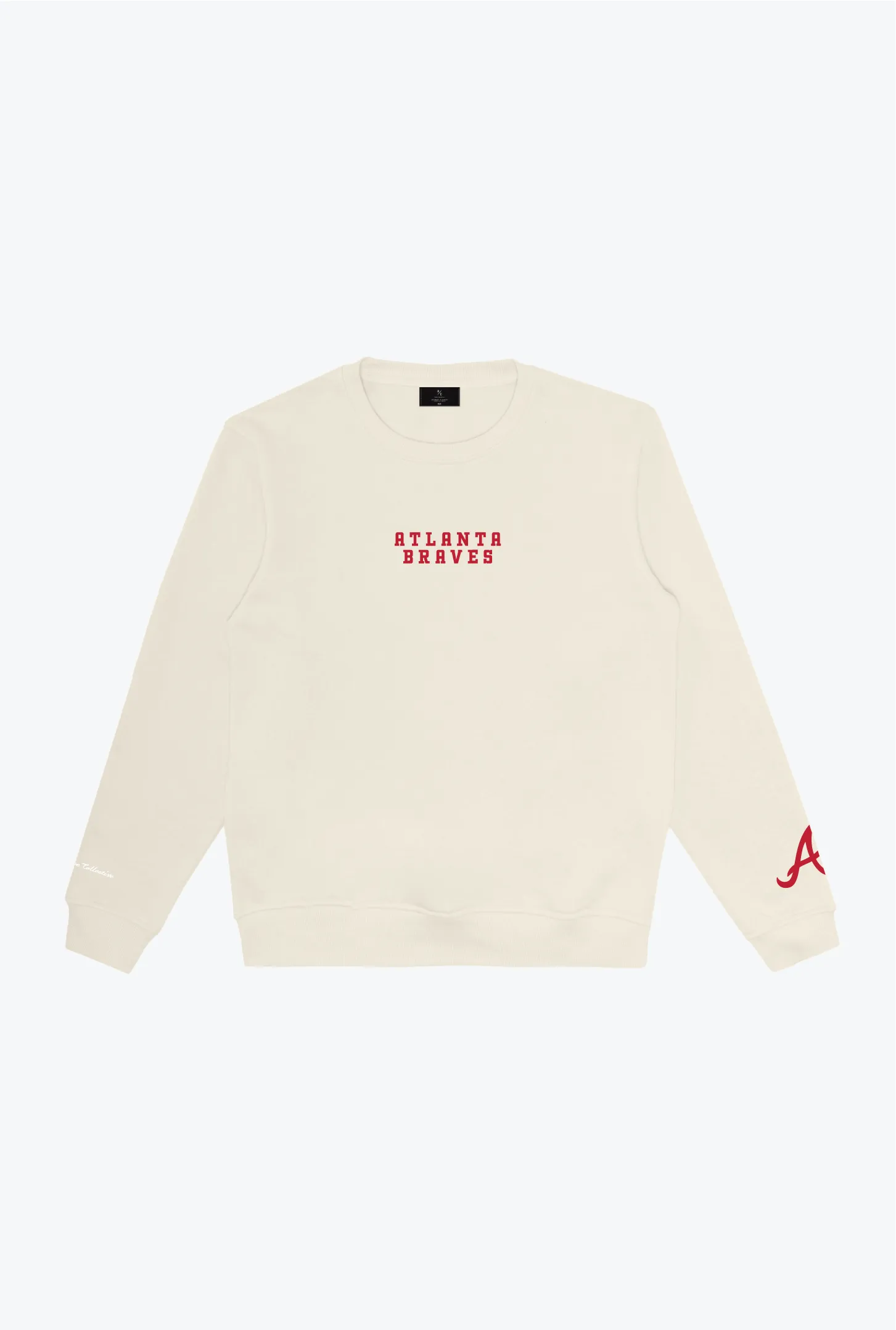 Atlanta Braves Heavyweight Crewneck - Ivory sold by Peace-Collective