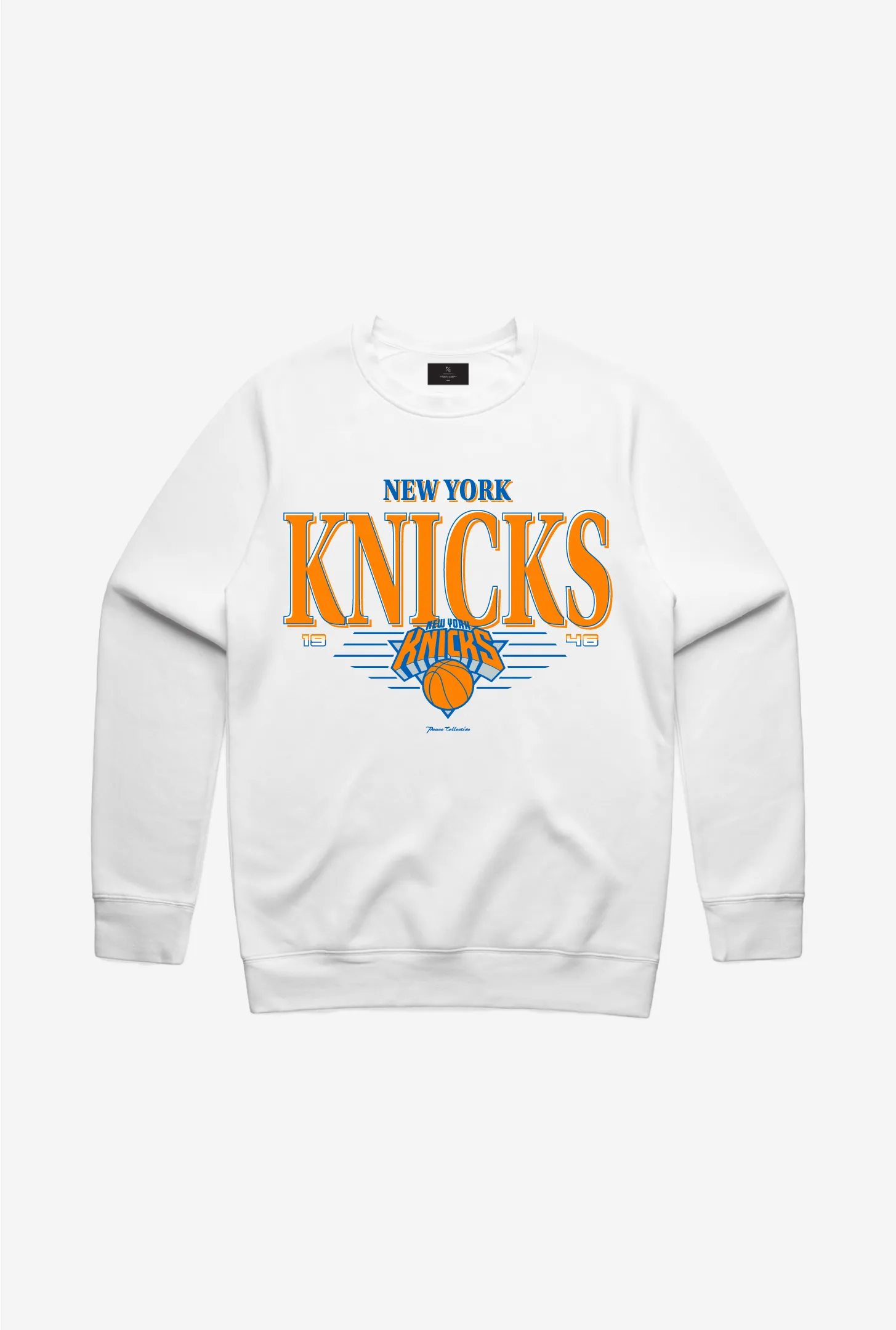New York Knicks Signature Crewneck - White sold by Peace-Collective
