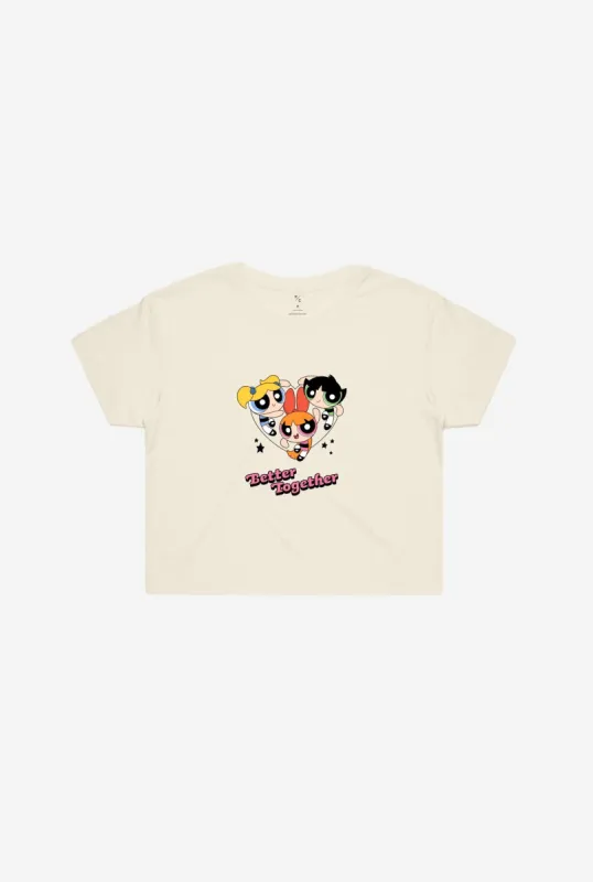 P/C x Powerpuff Girls Better Together Cropped T-Shirt - Natural sold by Peace-Collective