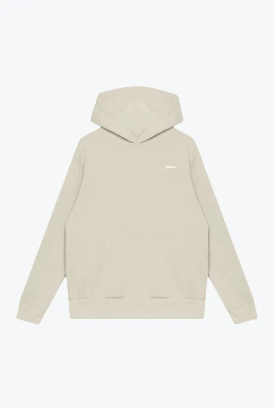 Peace Basics Heavyweight Hoodie - Ivory sold by Peace-Collective