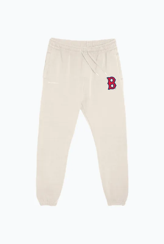 Boston Red Sox Heavyweight Jogger - Ivory sold by Peace-Collective