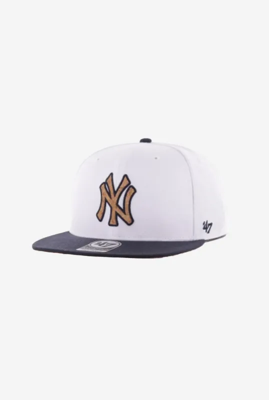 New York Yankees Corkscrew Trucker Cap sold by Peace-Collective