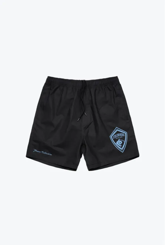 Colorado Rapids Essentials Board Shorts - Black sold by Peace-Collective