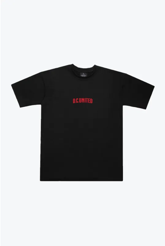 D.C. United Essentials Heavyweight T-Shirt - Black made by Peace-Collective