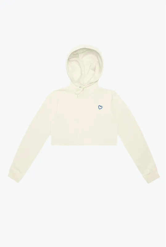 Chaos Cropped Hoodie - Ivory sold by Peace-Collective