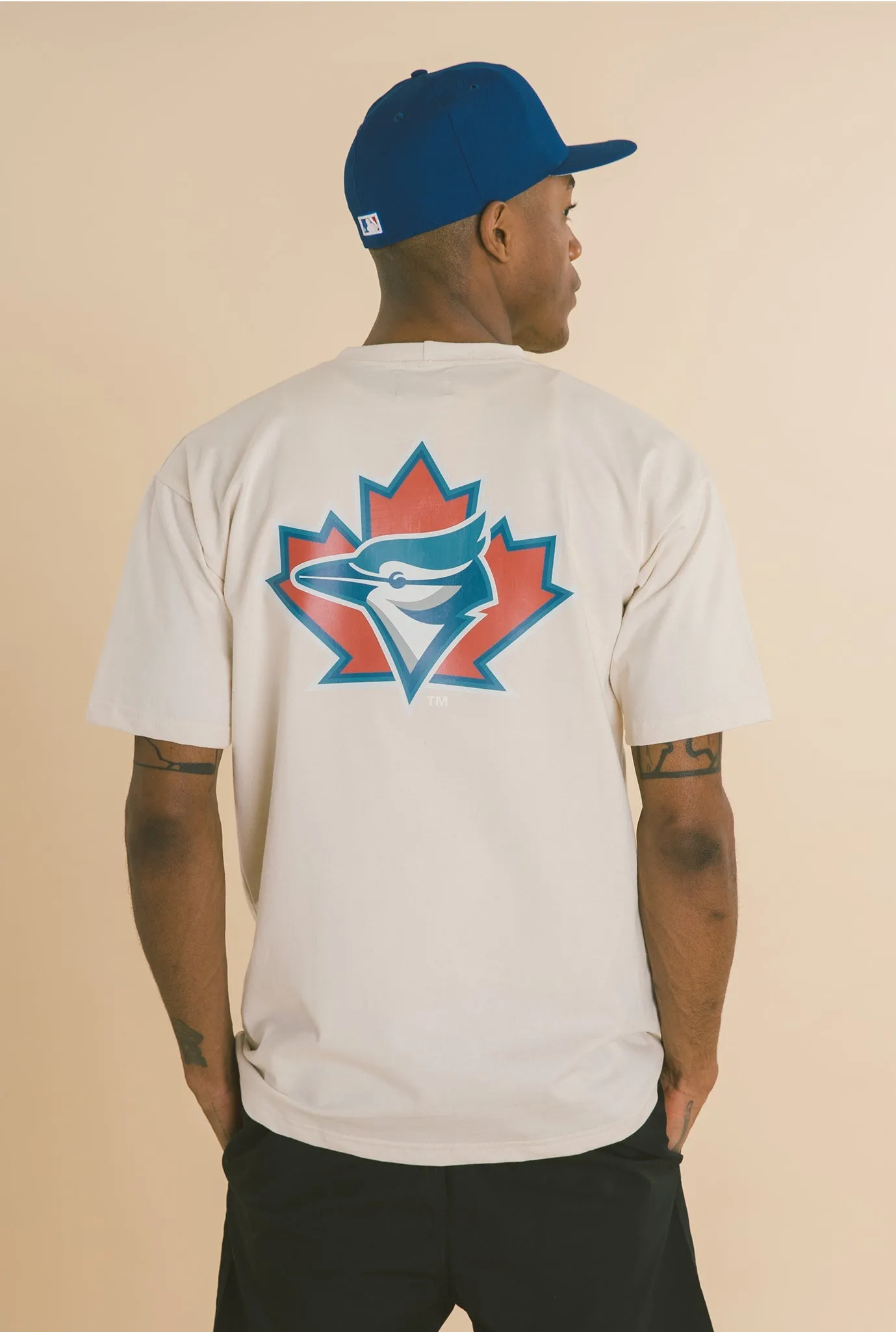 Toronto Blue Jays Heavyweight T Shirt - Natural sold by Peace-Collective product image thumbnail 3
