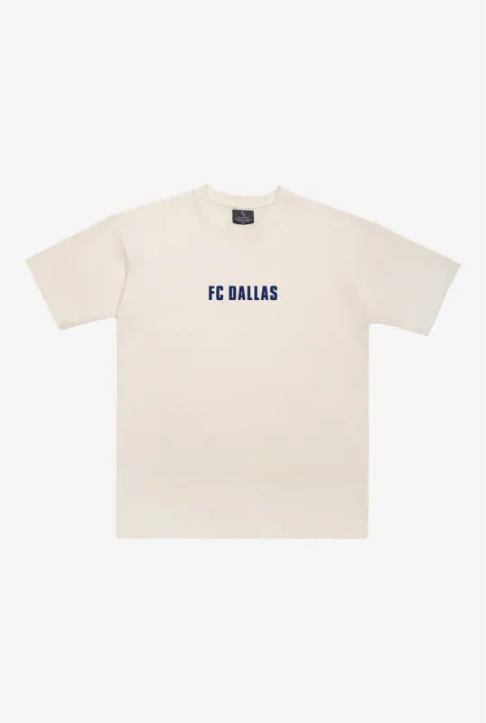 FC Dallas Heavyweight T-Shirt - Natural sold by Peace-Collective