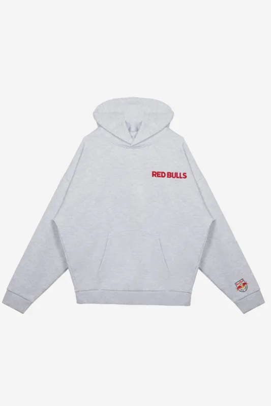 New York Red Bulls Essentials SuperHeavy™️ Hoodie - Ash sold by Peace-Collective