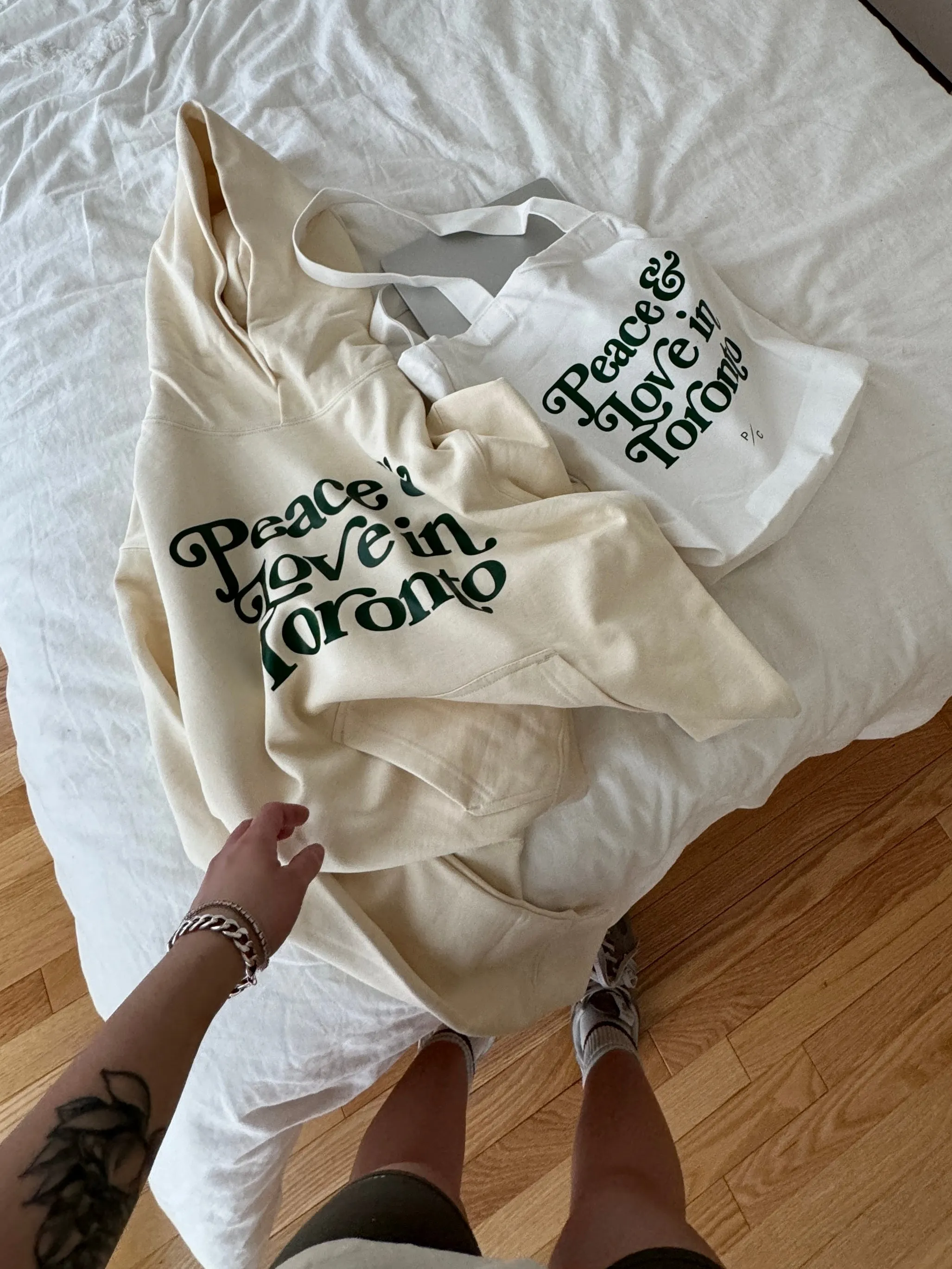 Peace-Collective Peace Love in Toronto Heavyweight Hoodie