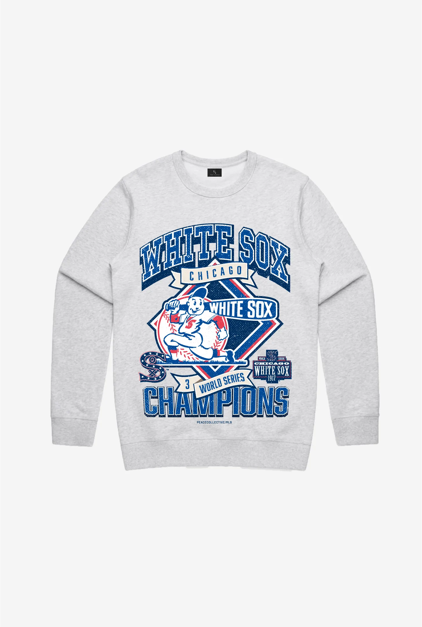 Chicago White Sox Vintage Cooperstown Collection Crewneck - Ash sold by Peace-Collective