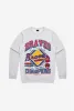 Atlanta Braves Vintage Cooperstown Collection Crewneck - Ash sold by Peace-Collective