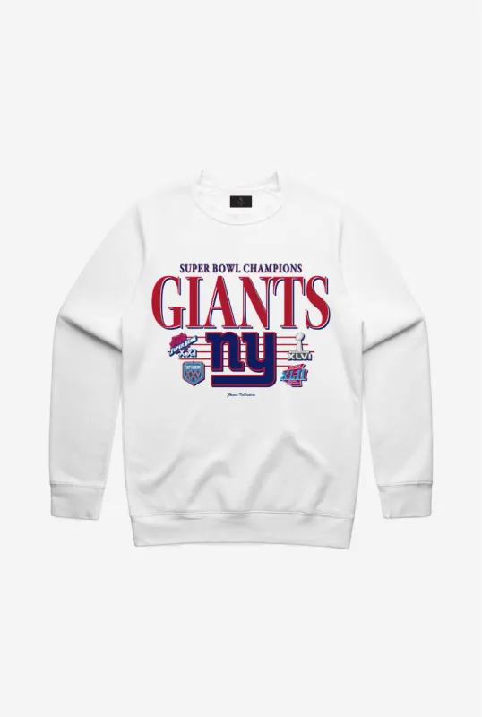 New York Giants Crewneck - White sold by Peace-Collective