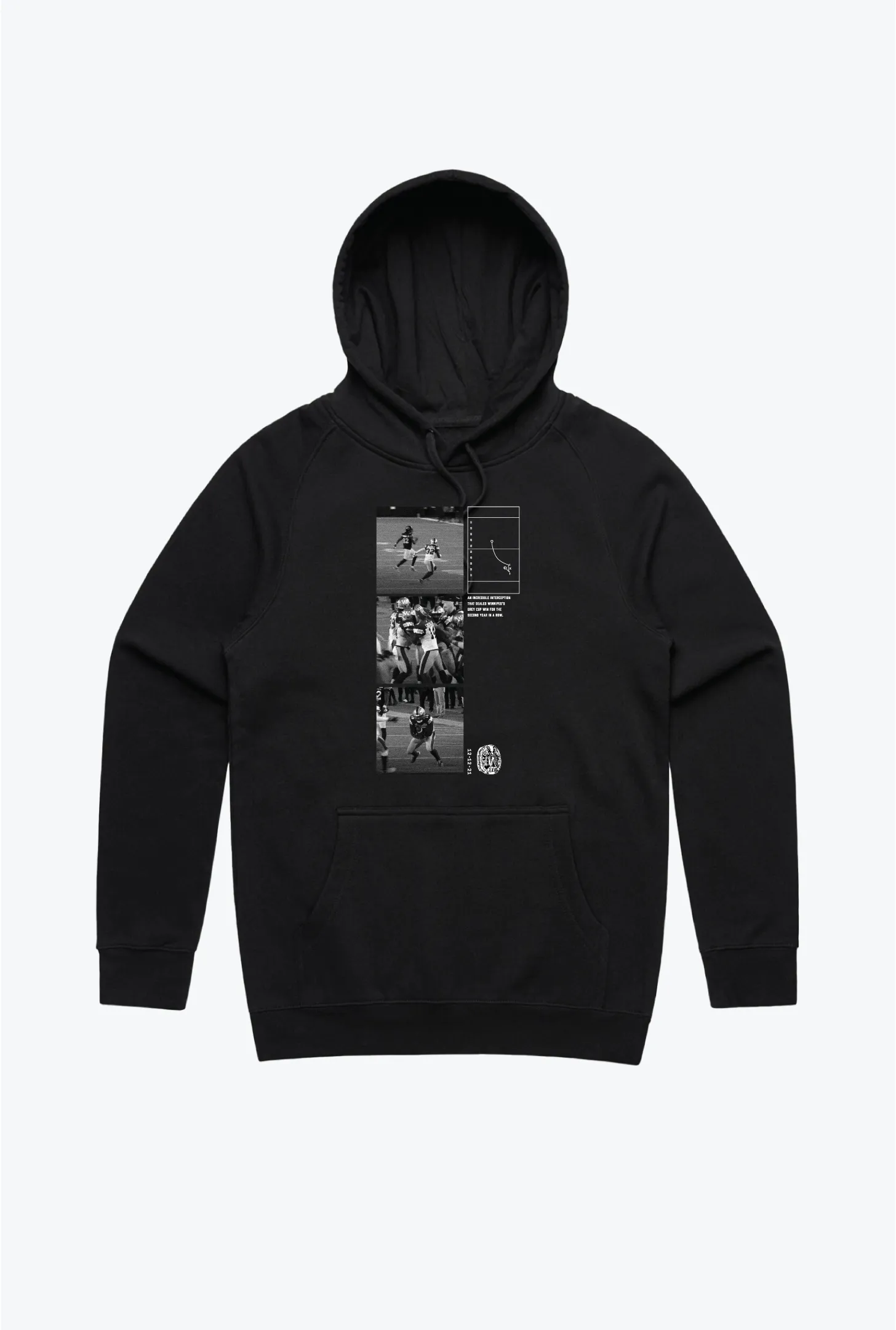 Winnipeg Blue Bombers Unreal Plays Hoodie - Black sold by Peace-Collective
