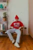 P/C x Keith Haring Heavyweight T-Shirt - Red sold by Peace-Collective