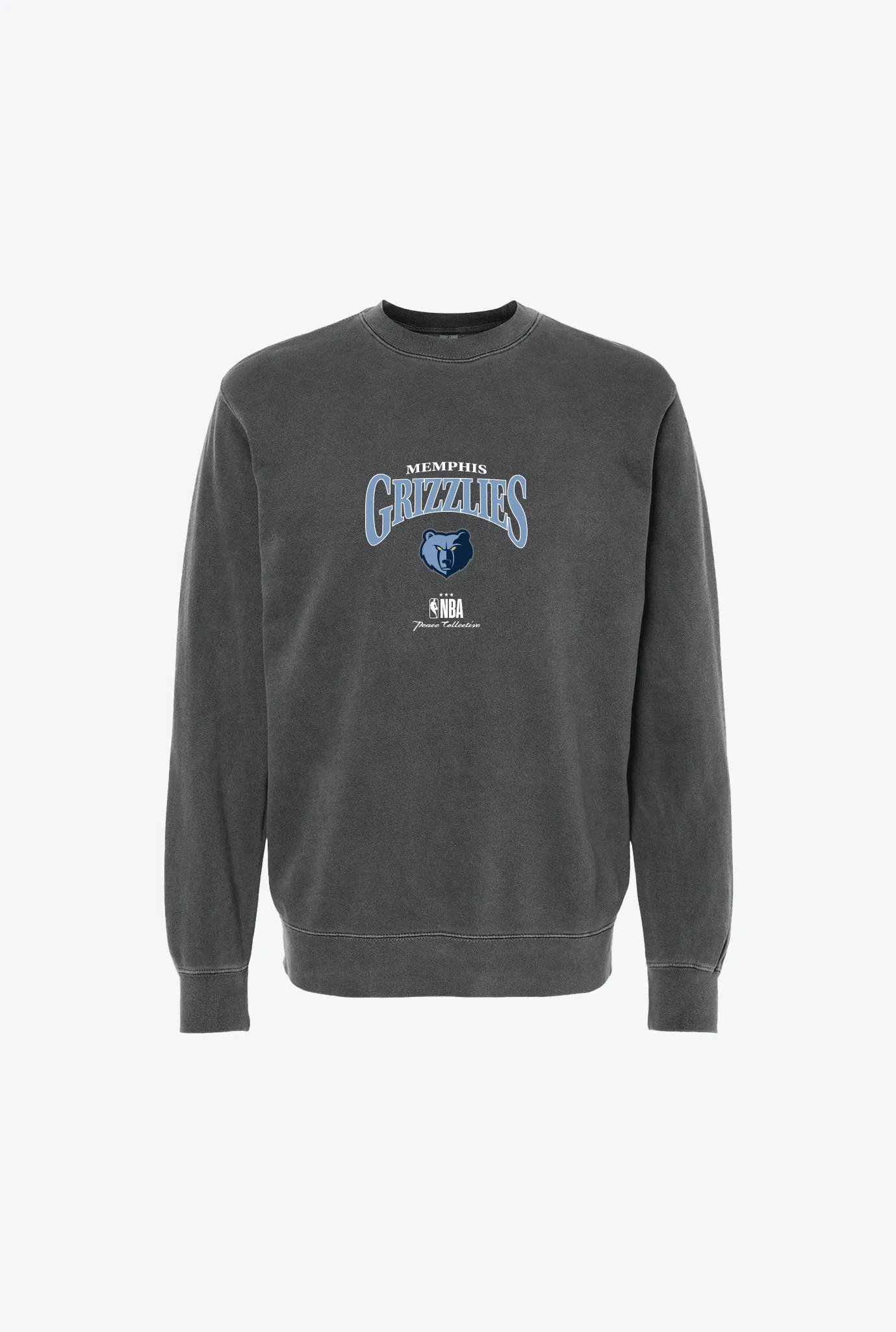 Memphis Grizzlies Vintage Embroidered Crewneck - Black sold by Peace-Collective