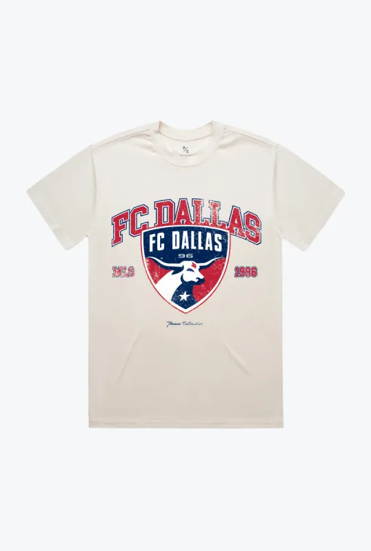 FC Dallas Vintage Washed T-Shirt - Ivory sold by Peace-Collective