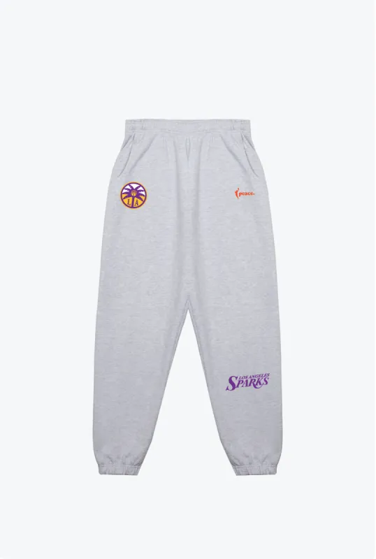 Los Angeles Sparks Essentials Heavyweight Jogger - Ash sold by Peace-Collective
