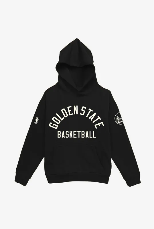 Golden State Warriors Heavyweight Hoodie - Black sold by Peace-Collective