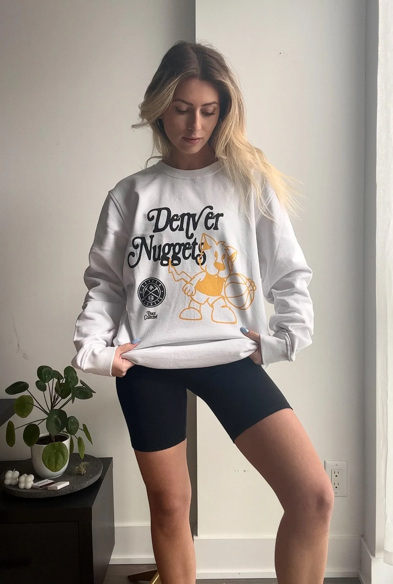 Denver Nuggets Mascot Crewneck - White sold by Peace-Collective product image thumbnail 2