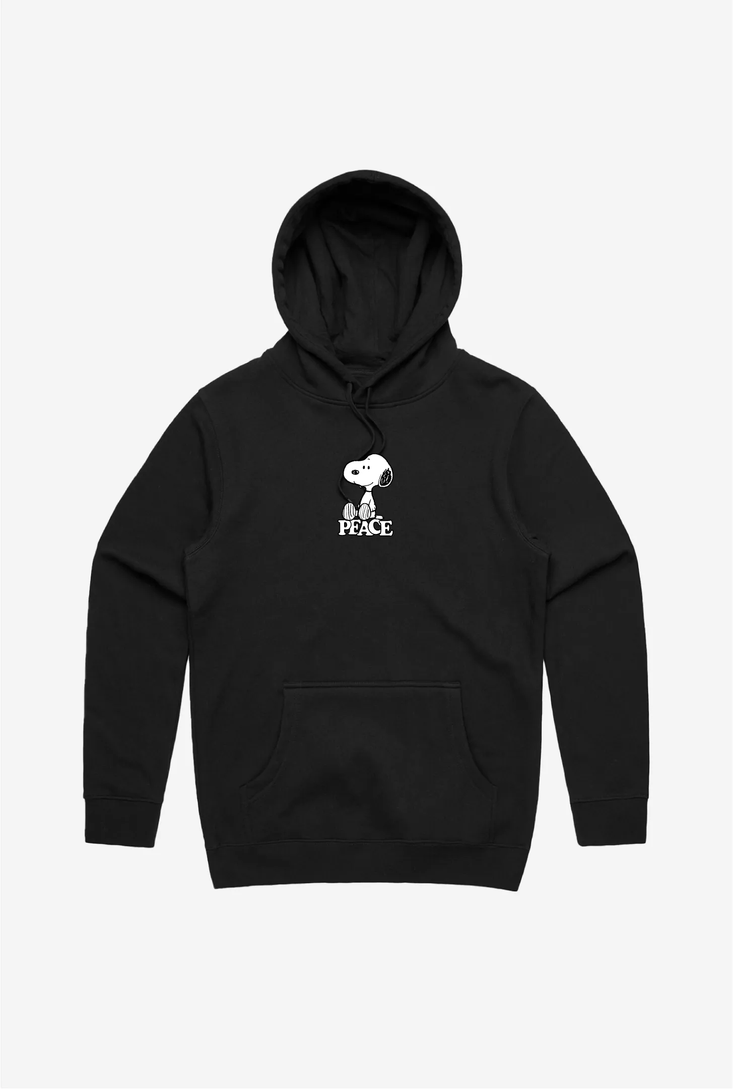 Snoopy Peace Hoodie - Black sold by Peace-Collective